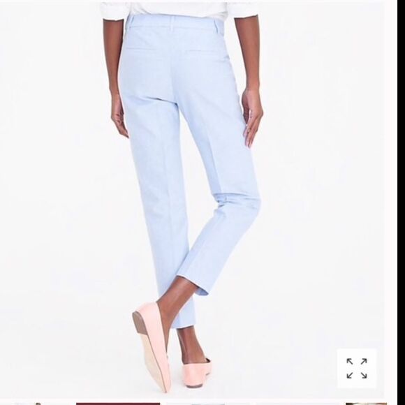 J. Crew 6 Skimmer Oxford Pant - Picture 3 of 6